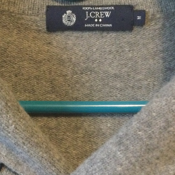 J.crew men sweater shawl collar size M - Picture 2 of 2
